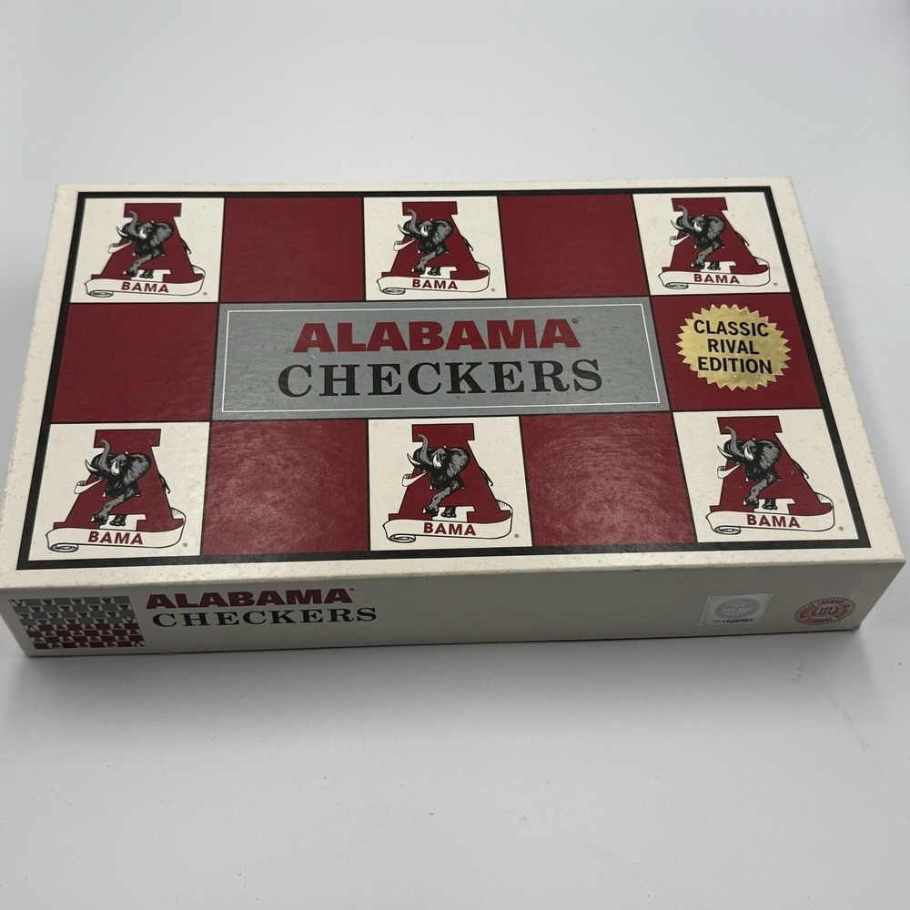 Vintage 1994 Alabama Crimson Tide Auburn Checkers Game Classic Rival Edition USA